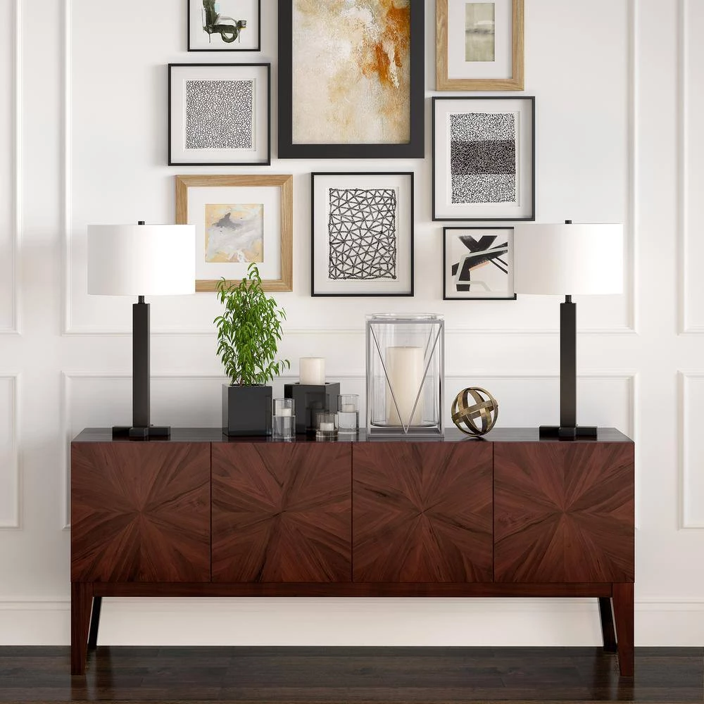 Dunand 27.25 in. Blackened Bronze Table Lamp by Meyer&Cross 4 Dunand 27.25 in. Blackened Bronze Table Lamp by Meyer&Cross - Image 2