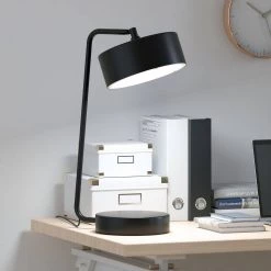 Wegner 18.5 in. Blackened Bronze LED Table Lamp by Meyer&Cross -Hot Sale HomeGlam Store blackened bronze meyer cross table lamps tl0495 1f 1000