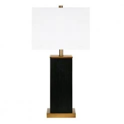 Tamara 25.50 in. Blackened Bronze Hand-Painted Table Lamp with Brass Accents by Meyer&Cross -Hot Sale HomeGlam Store blackened bronze meyer cross table lamps tl0536 44 1000