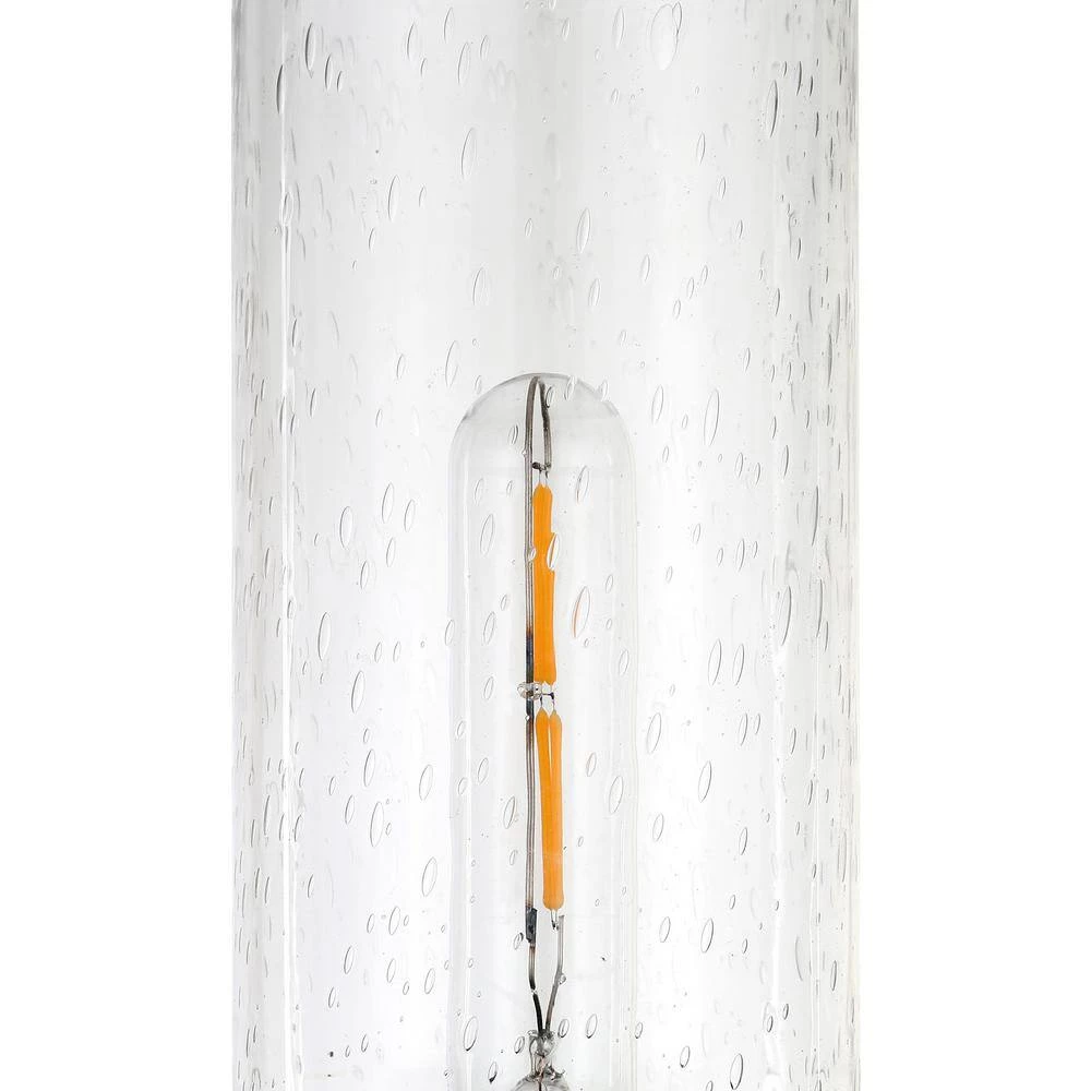 Frieda 26.68 in. Blackened Bronze Table Lamp with Seeded Glass Shade by Meyer&Cross 8 Frieda 26.68 in. Blackened Bronze Table Lamp with Seeded Glass Shade by Meyer&Cross - Image 6