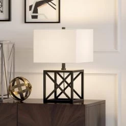Dawson 19.50 in. Blackened Bronze Table Lamp by Meyer&Cross -Hot Sale HomeGlam Store blackened bronze meyer cross table lamps tl0546 1f 1000