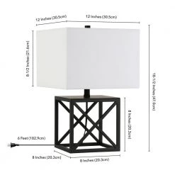 Dawson 19.50 in. Blackened Bronze Table Lamp by Meyer&Cross -Hot Sale HomeGlam Store blackened bronze meyer cross table lamps tl0546 76 1000