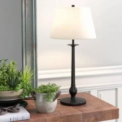 Wilmer 28 in. Blackened Bronze Table Lamp by Meyer&Cross -Hot Sale HomeGlam Store blackened bronze meyer cross table lamps tl0608 1f 1000