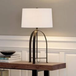Oakdale 26 in. Blackened Bronze Table Lamp by Meyer&Cross -Hot Sale HomeGlam Store blackened bronze meyer cross table lamps tl0702 1f 1000