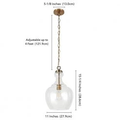 Verona 1-Light Blackened Bronze Pendant with Seeded Glass Shade by Meyer&Cross -Hot Sale HomeGlam Store blackened bronze with seeded glass shade meyer cross chandeliers pd0272 40 1000
