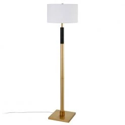 Teagan 62 in. Brass and Black Floor Lamp by Meyer&Cross -Hot Sale HomeGlam Store brass and black meyer cross floor lamps fl0729 1f 1000