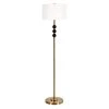 Bernard 62 in. Two-Tone Brass and Blackened Bronze Floor Lamp by Meyer&Cross -Hot Sale HomeGlam Store brass and blackened bronze meyer cross floor lamps fl0820 64 1000
