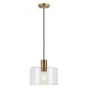 Henri 1-Light Hand-Blown Glass Pendant with Brass Accents by Meyer&Cross -Hot Sale HomeGlam Store brass meyer cross chandeliers pd0096 64 1000