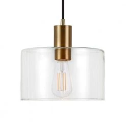 Henri 1-Light Hand-Blown Glass Pendant with Brass Accents by Meyer&Cross -Hot Sale HomeGlam Store brass meyer cross chandeliers pd0096 fa 1000