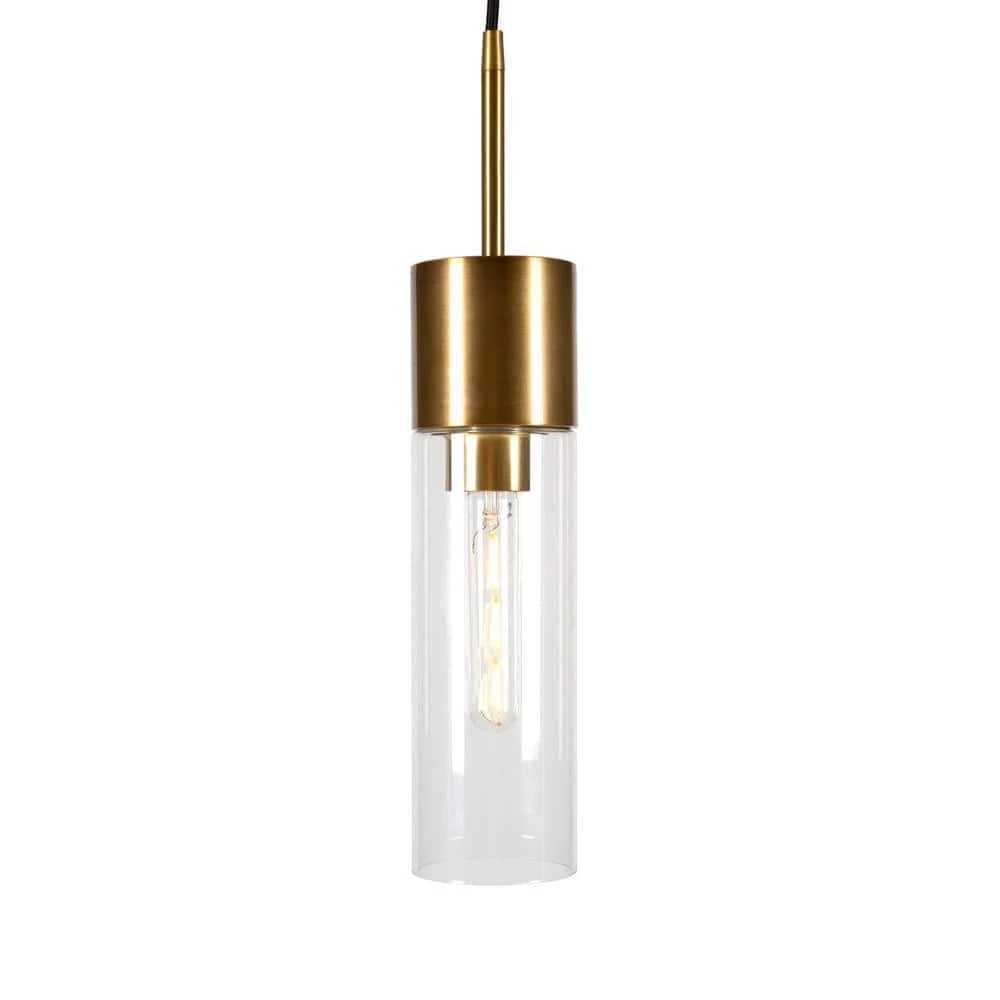 Lance Brass Metal and Glass Pendant by Meyer&Cross 9 Lance Brass Metal and Glass Pendant by Meyer&Cross - Image 7