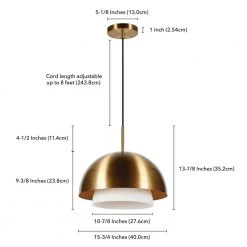 Rhett Brass Metal and White Frosted Glass Pendant by Meyer&Cross -Hot Sale HomeGlam Store brass meyer cross chandeliers pd0326 1f 1000