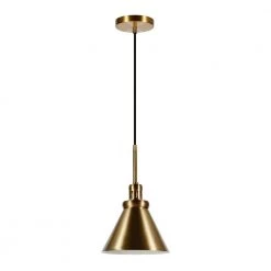Zeno Brass metal finish Pendant Lamp by Meyer&Cross