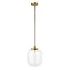 Agnolo 1-Light Brass Pendant with Clear Glass Shade by Meyer&Cross -Hot Sale HomeGlam Store brass meyer cross chandeliers pd0490 64 1000