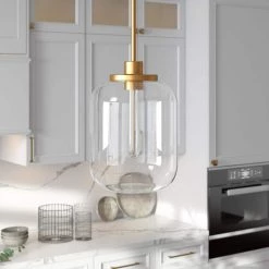 Agnolo 1-Light Brass Pendant with Clear Glass Shade by Meyer&Cross 11 Agnolo 1-Light Brass Pendant with Clear Glass Shade by Meyer&Cross -Hot Sale HomeGlam Store brass meyer cross chandeliers pd0490 c3 1000