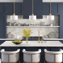 Henri 1-Light Brass Pendant with Fabric Shade by Meyer&Cross 19 Henri 1-Light Brass Pendant with Fabric Shade by Meyer&Cross -Hot Sale HomeGlam Store brass meyer cross chandeliers pd0596 31 1000