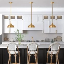 Mackenzie 1-Light Brass Metal Pendant by Meyer&Cross -Hot Sale HomeGlam Store brass meyer cross chandeliers pd0701 31 1000