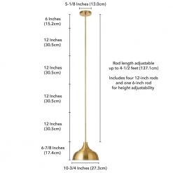 Mackenzie 1-Light Brass Metal Pendant by Meyer&Cross -Hot Sale HomeGlam Store brass meyer cross chandeliers pd0701 44 1000