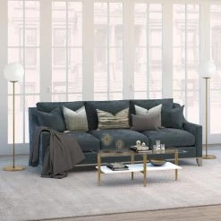 Theia 62.63 in. Brass Globe and Stem Floor Lamp by Meyer&Cross -Hot Sale HomeGlam Store brass meyer cross floor lamps fl0069 1f 1000