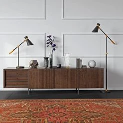 Pixar 65-1/2 in. Black and Brass Floor Lamp by Meyer&Cross -Hot Sale HomeGlam Store brass meyer cross floor lamps fl0230 40 1000