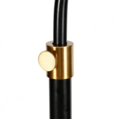 Austen 65 in. Matte Black and Brass Floor Lamp by Meyer&Cross -Hot Sale HomeGlam Store brass meyer cross floor lamps fl0335 76 1000