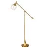 Ranger 59 in. Brass Finish Floor Lamp with Boom Arm by Meyer&Cross -Hot Sale HomeGlam Store brass meyer cross floor lamps fl0368 64 1000