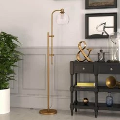 Antho 68 in. H Adjustable Brass Floor Lamp by Meyer&Cross -Hot Sale HomeGlam Store brass meyer cross floor lamps fl0369 c3 1000