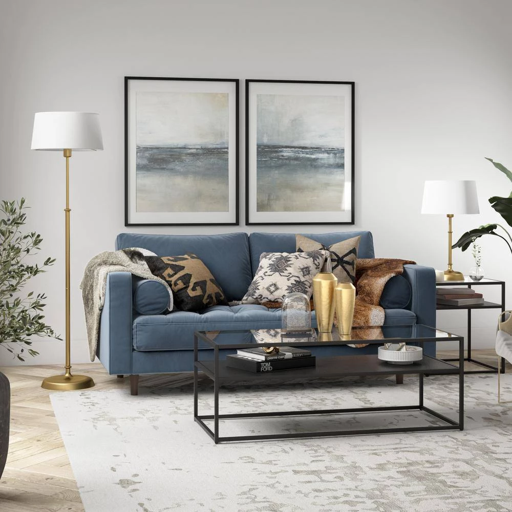 Derek 60-3/4 in. Brass Floor Lamp by Meyer&Cross 8 Derek 60-3/4 in. Brass Floor Lamp by Meyer&Cross - Image 6