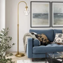 Sara 70 in. Brass Floor Lamp with Seeded Glass Shade by Meyer&Cross 14 Sara 70 in. Brass Floor Lamp with Seeded Glass Shade by Meyer&Cross -Hot Sale HomeGlam Store brass meyer cross floor lamps fl0433 44 1000