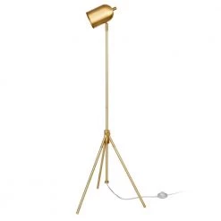 Bruno 56 in. Brass Finish Tripod Floor Lamp by Meyer&Cross -Hot Sale HomeGlam Store brass meyer cross floor lamps fl0746 1f 1000