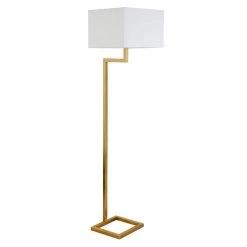 Xavier 64 in. Brass Floor Lamp by Meyer&Cross