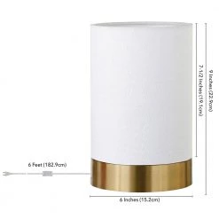 Piper 9 in. Brass Uplight Mini Lamp by Meyer&Cross -Hot Sale HomeGlam Store brass meyer cross table lamps ml0935 44 1000