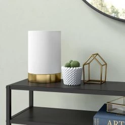 Piper 9 in. Brass Uplight Mini Lamp by Meyer&Cross -Hot Sale HomeGlam Store brass meyer cross table lamps ml0935 c3 1000