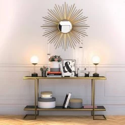 Reagan 17-3/4 in. Golden Brass and Marble Table Lamp by Meyer&Cross -Hot Sale HomeGlam Store brass meyer cross table lamps tl0073 31 1000