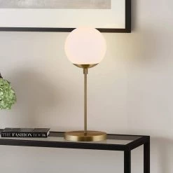 Elias 21 in. Brass Globe Table Lamp by Meyer&Cross -Hot Sale HomeGlam Store brass meyer cross table lamps tl0292 44 1000
