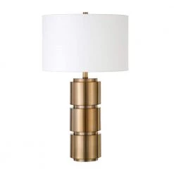 Campbell 27 in. Brass Table Lamp by Meyer&Cross