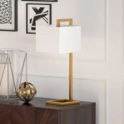Grayson 26 in. Brass Table Lamp by Meyer&Cross -Hot Sale HomeGlam Store brass meyer cross table lamps tl0567 4f 1000
