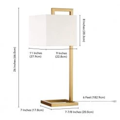 Grayson 26 in. Brass Table Lamp by Meyer&Cross -Hot Sale HomeGlam Store brass meyer cross table lamps tl0567 fa 1000