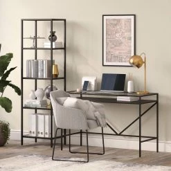 Sims 22 in. Brass Desk Lamp by Meyer&Cross -Hot Sale HomeGlam Store brass meyer cross table lamps tl0784 31 1000