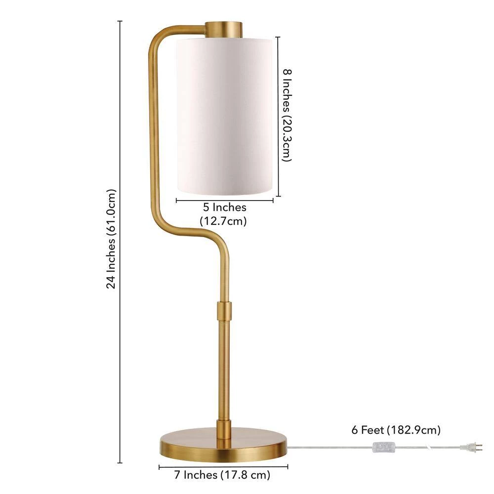 Rotolo 24 in. Brass Table Lamp by Meyer&Cross 7 Rotolo 24 in. Brass Table Lamp by Meyer&Cross - Image 5