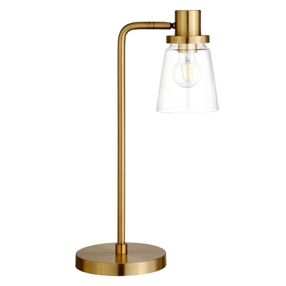 Granville 21 in. Brass Table Lamp with Glass Shade by Meyer&Cross 3 Granville 21 in. Brass Table Lamp with Glass Shade by Meyer&Cross