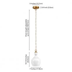 Verona 1-Light Brushed Brass Pendant with White Milk Glass Shade by Meyer&Cross -Hot Sale HomeGlam Store brushed brass meyer cross chandeliers pd1073 44 1000