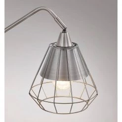 Midtown 84 in. H Brushed Metal Finish 3-Light LED Dimmable Arch Floor Lamp with Vintage LED Bulbs by HomeGlam 8 Midtown 84 in. H Brushed Metal Finish 3-Light LED Dimmable Arch Floor Lamp with Vintage LED Bulbs by HomeGlam -Hot Sale HomeGlam Store brushed metal homeglam floor lamps hg8531bm 4f 1000