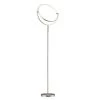 Circula 75 in. H Brushed Nickel Finish 28-Watt Dimmable LED Floor Lamp by HomeGlam -Hot Sale HomeGlam Store brushed nickel homeglam floor lamps hg8232 bn 64 1000