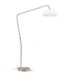 Route 81 in. Brushed Nickel Finish Arch Floor Lamp by HomeGlam
