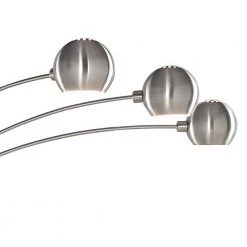 Orbs 84 in. Brushed Nickel Finish 5-Light Dimmable Arch Floor Lamp by HomeGlam 7 Orbs 84 in. Brushed Nickel Finish 5-Light Dimmable Arch Floor Lamp by HomeGlam -Hot Sale HomeGlam Store brushed nickel homeglam floor lamps hl6003 bn 4f 1000