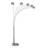 Orbs 84 in. Brushed Nickel Finish 5-Light Dimmable Arch Floor Lamp by HomeGlam -Hot Sale HomeGlam Store brushed nickel homeglam floor lamps hl6003 bn 64 1000