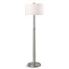 Fusion 62 in. H Brushed Nickel Finish Bubble Crystal Floor Lamp by HomeGlam -Hot Sale HomeGlam Store brushed nickel homeglam floor lamps hl6019f bn 64 1000