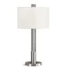 Fusion 30 in. H Brushed Nickel Furnish Bubble Crystal Table Lamp by HomeGlam 2 Fusion 30 in. H Brushed Nickel Furnish Bubble Crystal Table Lamp by HomeGlam -Hot Sale HomeGlam Store brushed nickel homeglam table lamps hl6019t bn 64 1000