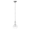 Verona 1-Light Brushed Nickel Pendant with Clear Glass Shade by Meyer&Cross -Hot Sale HomeGlam Store brushed nickel meyer cross chandeliers pd1077 64 1000