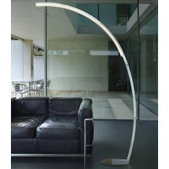 Launch Chrome Dimmable LED Arc Floor Lamp, - Chrome by HomeGlam -Hot Sale HomeGlam Store chrome homeglam floor lamps hg7079 ch fa 1000